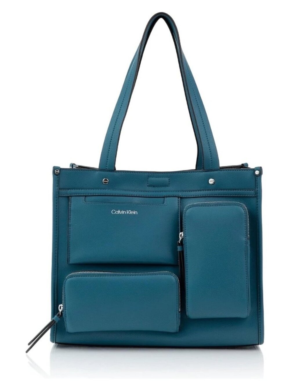 CALVIN KLEIN vegan leather tote bag